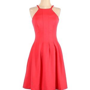 Hot Pink Calvin Klein Halter Dress